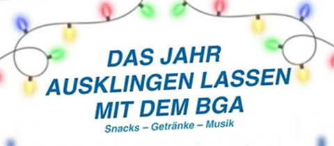Sharepic für den Weihnachts- und Barabend des BGA