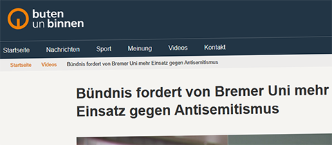 Screenshot des Beitrags von buten un binnen